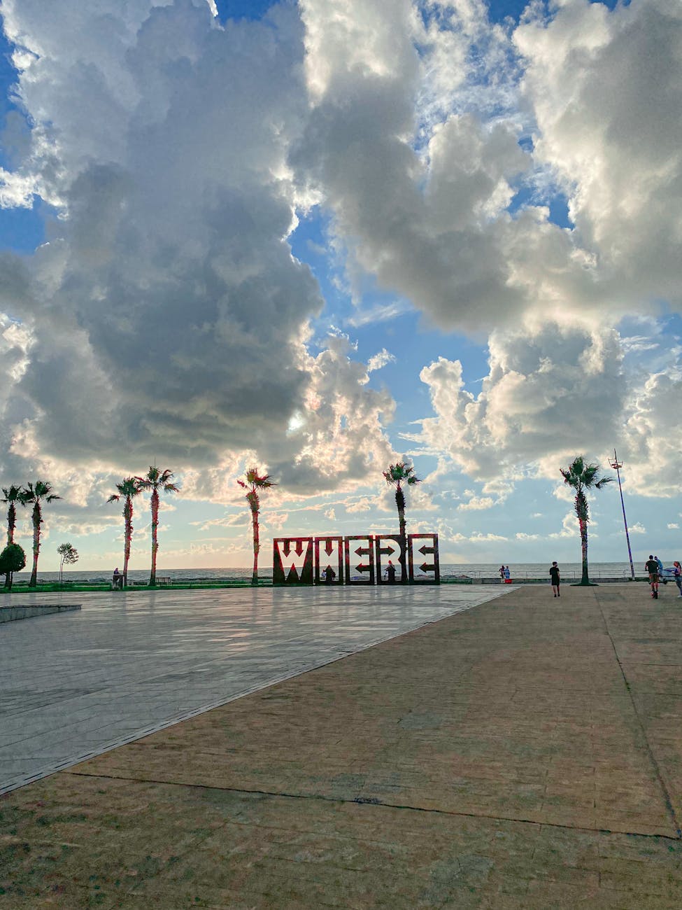 sea city landscape beach