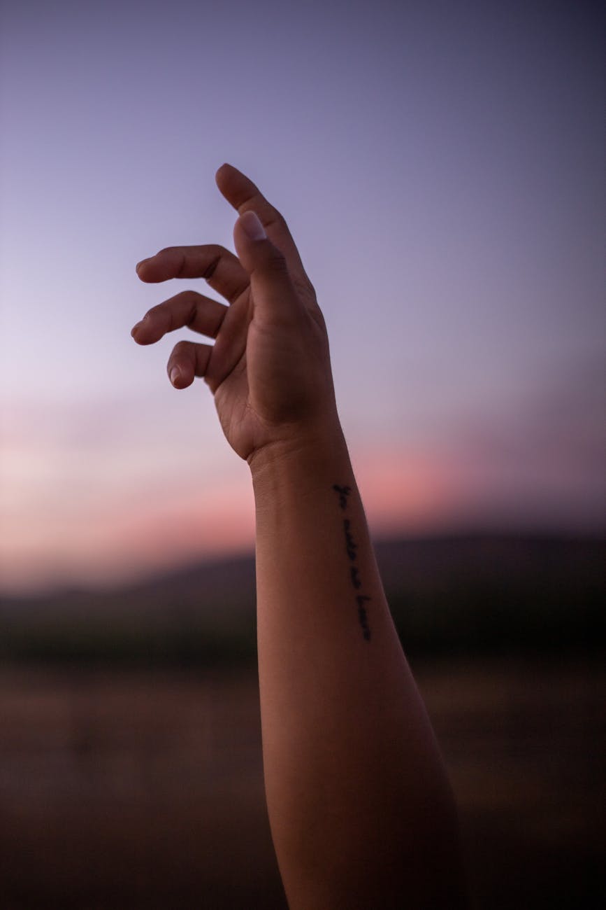 hand in sky