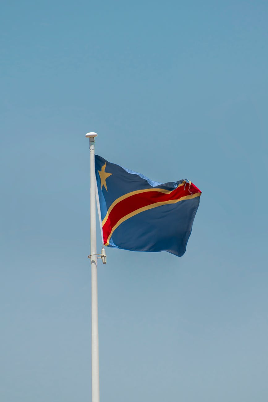 the flag of the democratic republic of the congo
