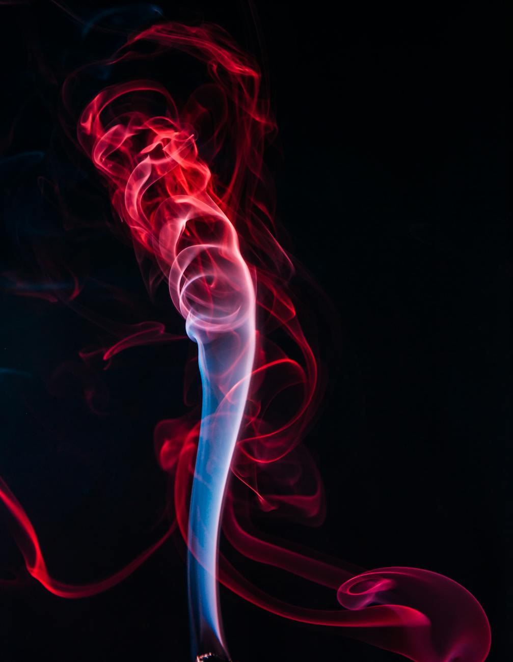 red smoke illustration